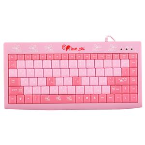 Клавиатура SVEN 4000 Standart Mini USB Pink