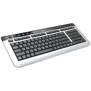 Клавиатура Genius LuxeMate 300 PS/2 Black-Silver ( G-KB SlimMate PS/2 )