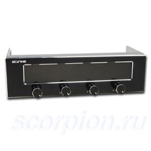 Панель Scythe Kaze Master Ace 525'' Fancontroller black KM02-BK-5.25