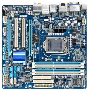 Материнская плата mATX iH55 Gigabyte LGA 1156 ( GA-H55M-USB3 ) Retail