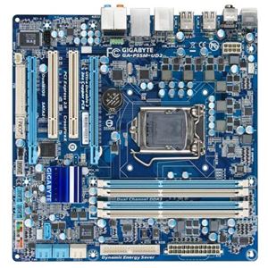 Материнская плата mATX iP55 Gigabyte LGA 1156 DDR3 ( GA-P55M-UD2 ) Retail