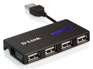 Концентратор USB 2.0 D-Link DUB-104 4 ports