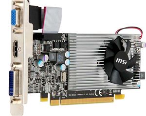 Видеокарта PCI-E ATI Radeon HD 5550 1024Mb MSI , DDR3 ( R5550-MD1G ) Retail