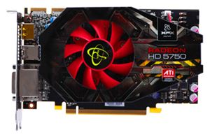 Видеокарта PCI-E ATI Radeon HD 5750 1024Mb XFX , DDR5 ( HD-575X-ZNFC ) Retail