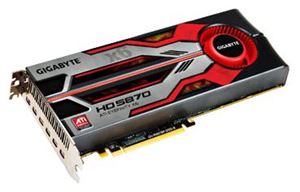 Видеокарта PCI-E ATI Radeon HD 5870 2048Mb Gigabyte , DDR5 ( GV-R5876P-2GD-B ) Retail