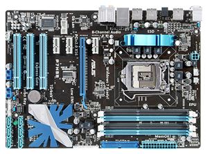 Материнская плата ATX iH55 ASUS LGA 1156 DDR3 ( P7H55 ) Retail