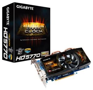 Видеокарта PCI-E ATI Radeon HD 5770 1024Mb Gigabyte , DDR5 ( GV-R577SO-1GD ) Retail