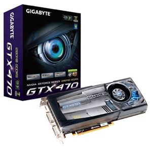 Видеокарта PCI-E nVidia GeForce GTX 470 1280Mb Gigabyte , DDR5 ( GV-N470D5-13I-B ) Retail