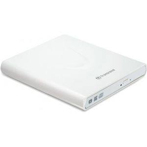 Оптический привод USB DVD-RW Transcend , белый ( TS8XDVDRW-W ) Retail