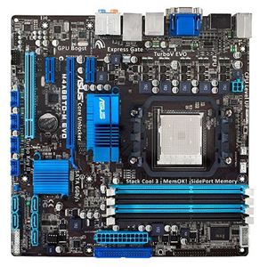 Материнская плата mATX AMD 880G ASUS Socket AM3 DDR3 ( M4A88TD-M EVO/USB3 ) Retail