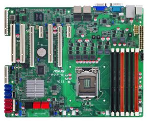 Материнская плата ATX i3420 ASUS LGA 1156 DDR3 GLan ( P7F-E ) Retail