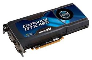 Видеокарта PCI-E nVidia GeForce GTX 465 1024Mb Inno3D , DDR5 ( N465-1DDN-D5DW ) Retail